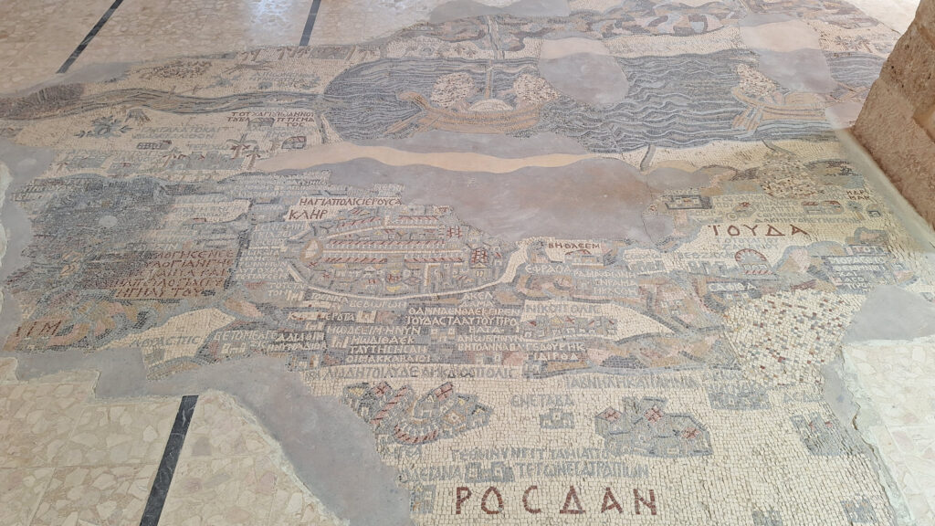 Madaba Map, in St. George's Church, Madaba