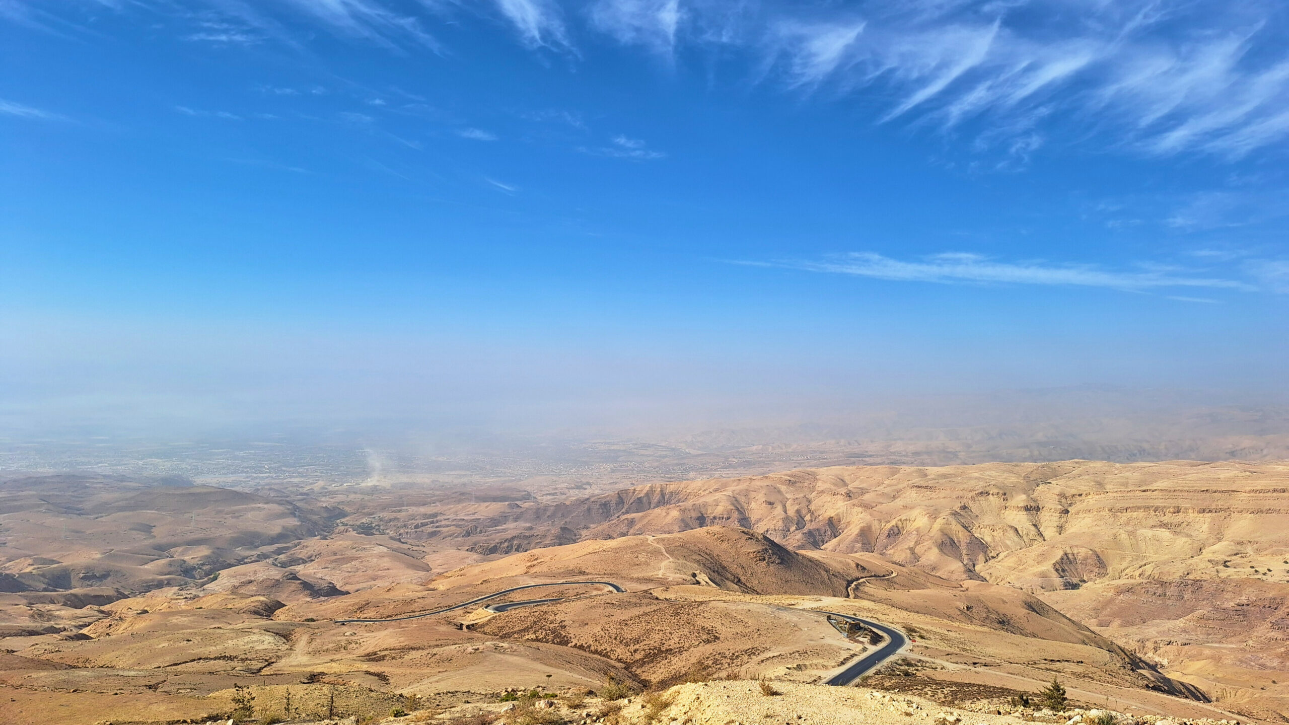 Zicht vanop de Nebo berg, Mount Nebo, neboberg